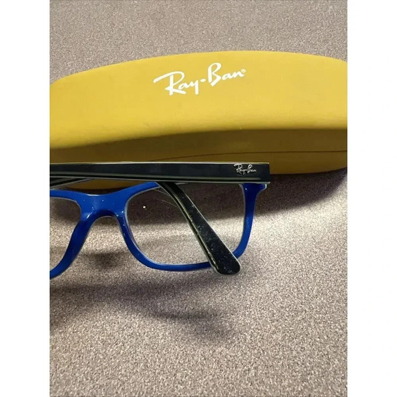 Ray Ban RB 1536 Kid's Eyeglass Frames‎ - Black Blue Green - 3600 48-16-130 Youth - Picture 14 of 15